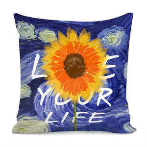 Sunflower Pillow Cover