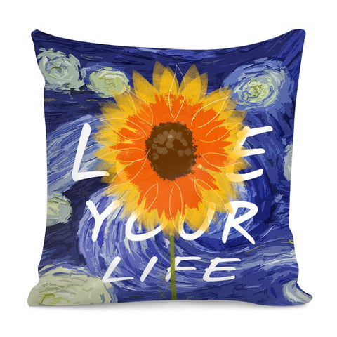 Image of Sunflower Pillow Cover