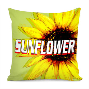 Sunflower Pillow Cover