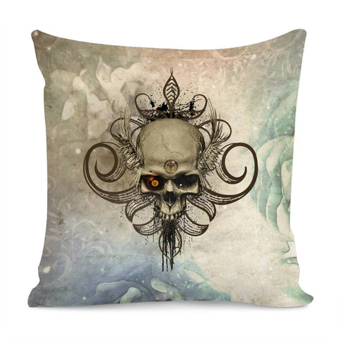 Image of Awesome Skull Pillow Cover