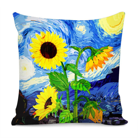 Image of Sunflower Pillow Cover