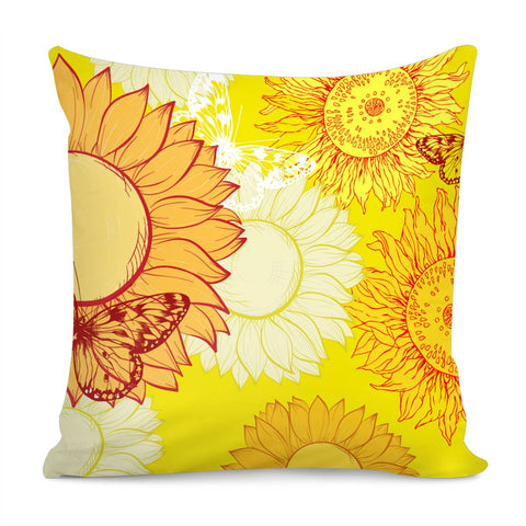 Image of Sunflower Pillow Cover