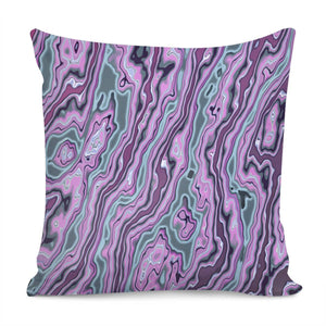 Purple Marble Pillow Cover