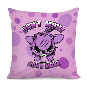 Angry And Funny Cats And Spots Pillow Cover