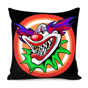 Clown Pillow Cover