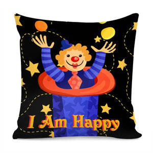 Clown Pillow Cover