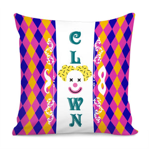 Clown Pillow Cover