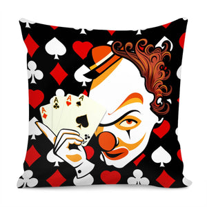 Clown Pillow Cover