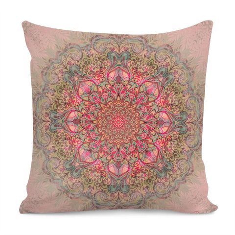 Image of Pink Mandala Pillow Cover