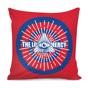 Bible Triangle Eye And Ring And Light And Font Pillow Cover