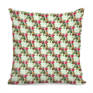 A Garland Of Roses Pillow Cover