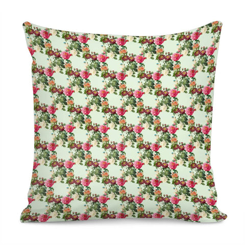 Image of A Garland Of Roses Pillow Cover