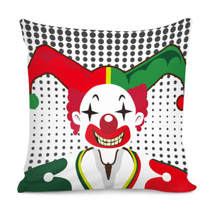 Clown Pillow Cover