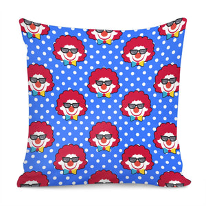 Cartoon Clown Pillow Cover