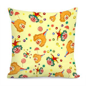 Clown Pillow Cover