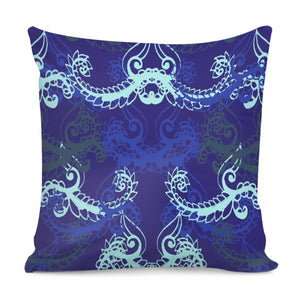 Blue Pillow Cover