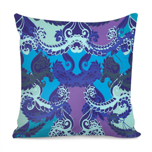 Blue Pillow Cover