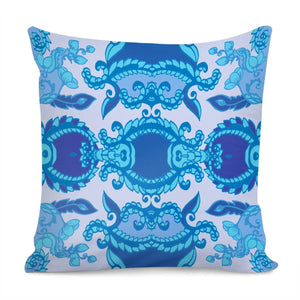 Blue Pillow Cover