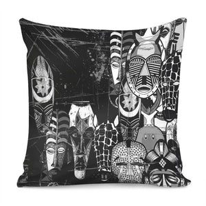 Masks Pillow Cover