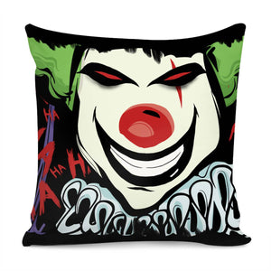 Cartoon Clown Pillow Cover