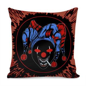 Cartoon Clown Pillow Cover