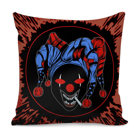 Image of Cartoon Clown Pillow Cover