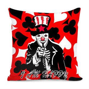 Cartoon Clown Pillow Cover