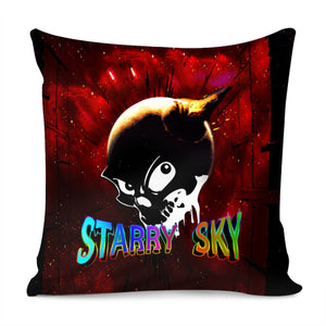 Taro And Planet And Graffiti And Pop Culture And Text Pillow Cover