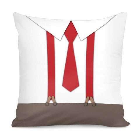 Image of Tie And Bracers Pillow Cover