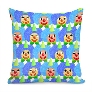 Clown Pillow Cover