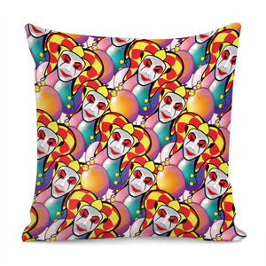 Clown Pillow Cover