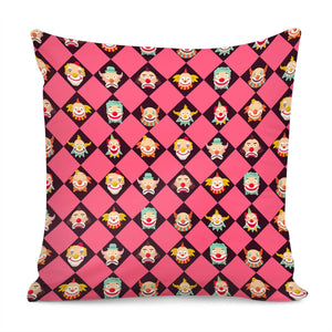 Clown Pillow Cover