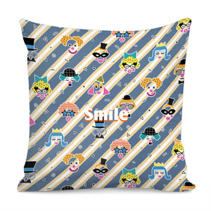 Clown Pillow Cover