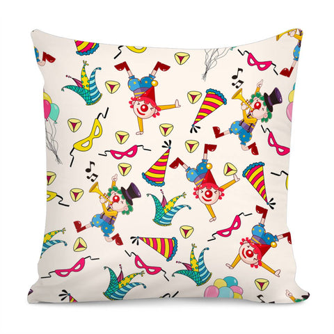 Image of Intensive Clown Pillow Cover