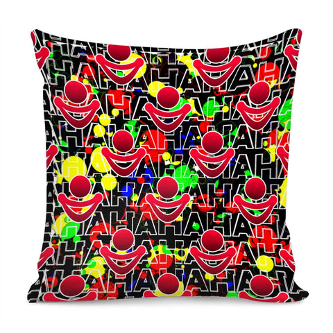 Image of Intensive Clown Pillow Cover