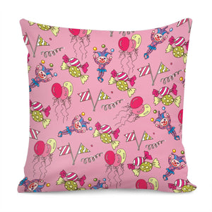 Intensive Clown Pillow Cover