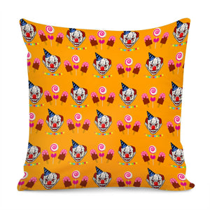 Intensive Clown Pillow Cover