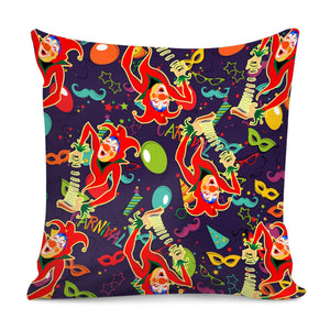 Clown Pillow Cover