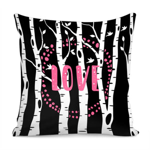 Love Slogan Pillow Cover