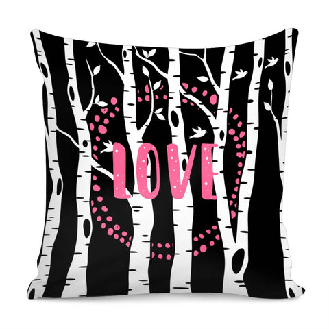 Image of Love Slogan Pillow Cover