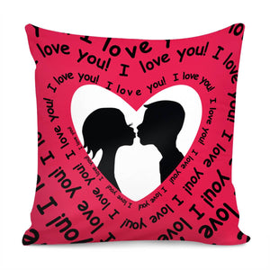 Love Slogan Pillow Cover