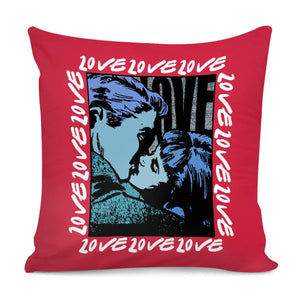 Love Slogan Pillow Cover