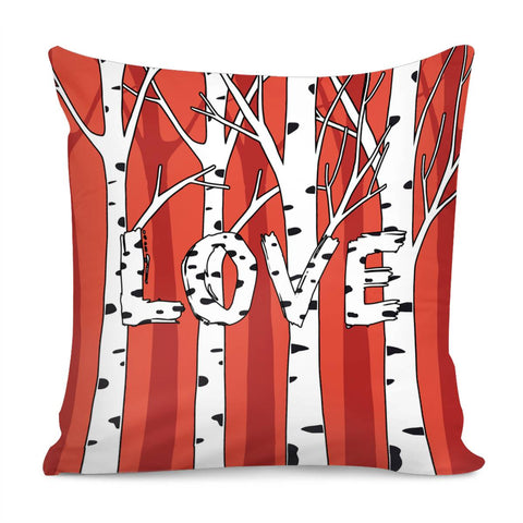 Image of Love Slogan Pillow Cover