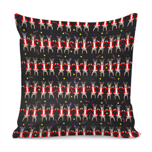 Reindeer Party Pillow Cover