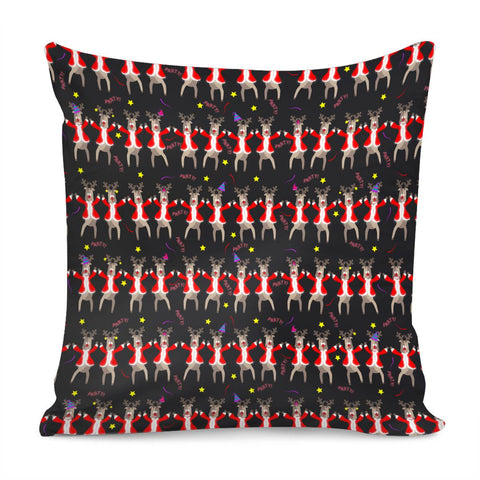 Image of Reindeer Party Pillow Cover