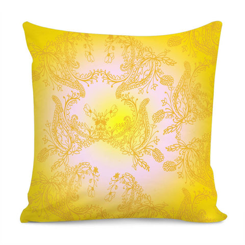 Image of Yellow Pillow Cover