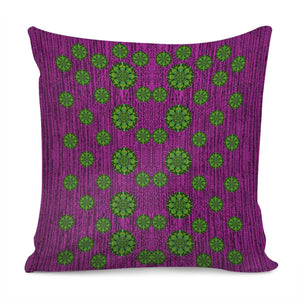 Spring Tulips On Purple Pillow Cover