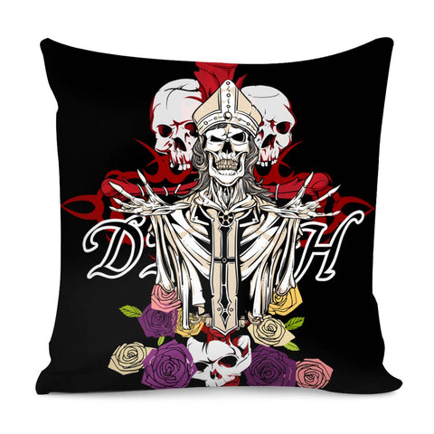 Image of Skull Pillow Cover