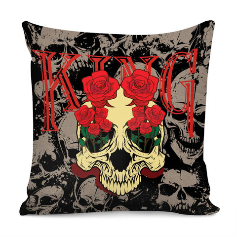 Image of Skull Pillow Cover