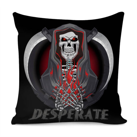 Image of Skull Pillow Cover